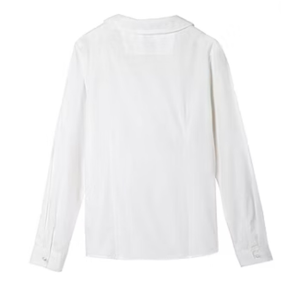 French Toast Kid Girls Long Sleeve Fitted Regular Fit Button-Down Shirt size 10 - Picture 2 of 4